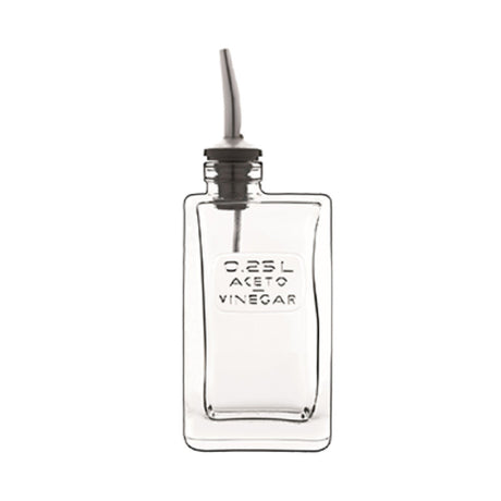 Bauscher Hepp 11603/01 - Vinegar Pouring Bottle, 8.5 Oz. (9.5 Oz. Brimful), 3"L X 2"W X 7-3/4"H