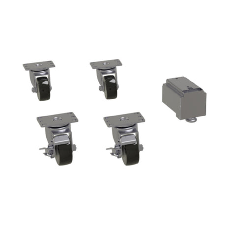 Glastender C-4X4-1/8-S Casters 4-1/8" For Side-serviced Coolers & Frosters (set Of Four)