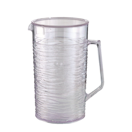 Service Ideas SI2LITCL Service Ideas Sculptured Ice Water Pitcher Plastic 2 Liter