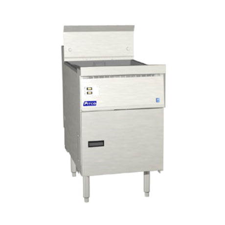 Pitco FBG18_NAT Flat Bottom Fryer Gas Floor Model