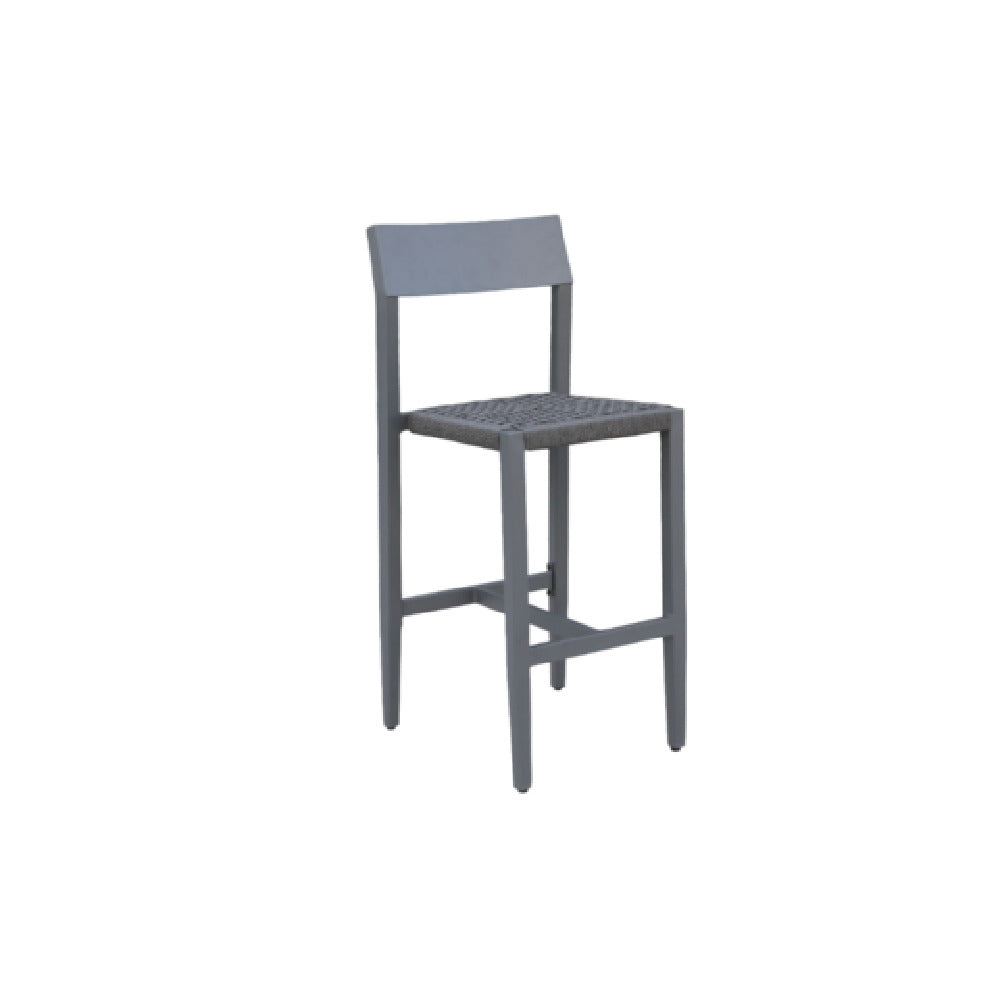 Plantation Prestige Commercial Furniture 8240300-02 Nantucket Barstool All-aluminum Resin Roping/weave Seat