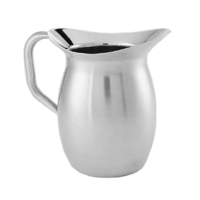 American Metalcraft DWPS64 Bell Pitcher 64 Oz. 5" Dia. X 9"H