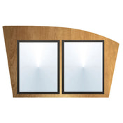 Hubert 18318 - Menu Board, 2-pocket, Wall-mount