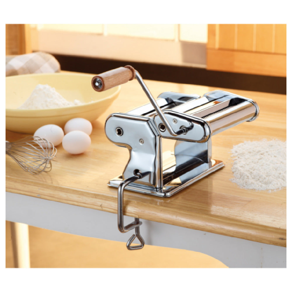 Harold Import Co. 12000 Fante's Aunt Ginas Pasta Machince Includes Pasta Machine Double Cutter Attachment