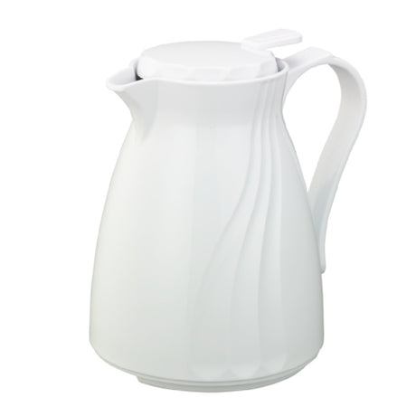 Service Ideas TNSPB06WH Service Ideas Twist 'N' Serv™ Carafe Server Push Botton Lid