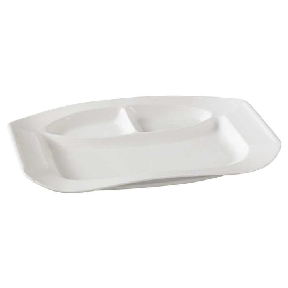 Yanco PS-2014 Piscataway Compartment Plate 14-1/2" X 9-1/2" Rectangular