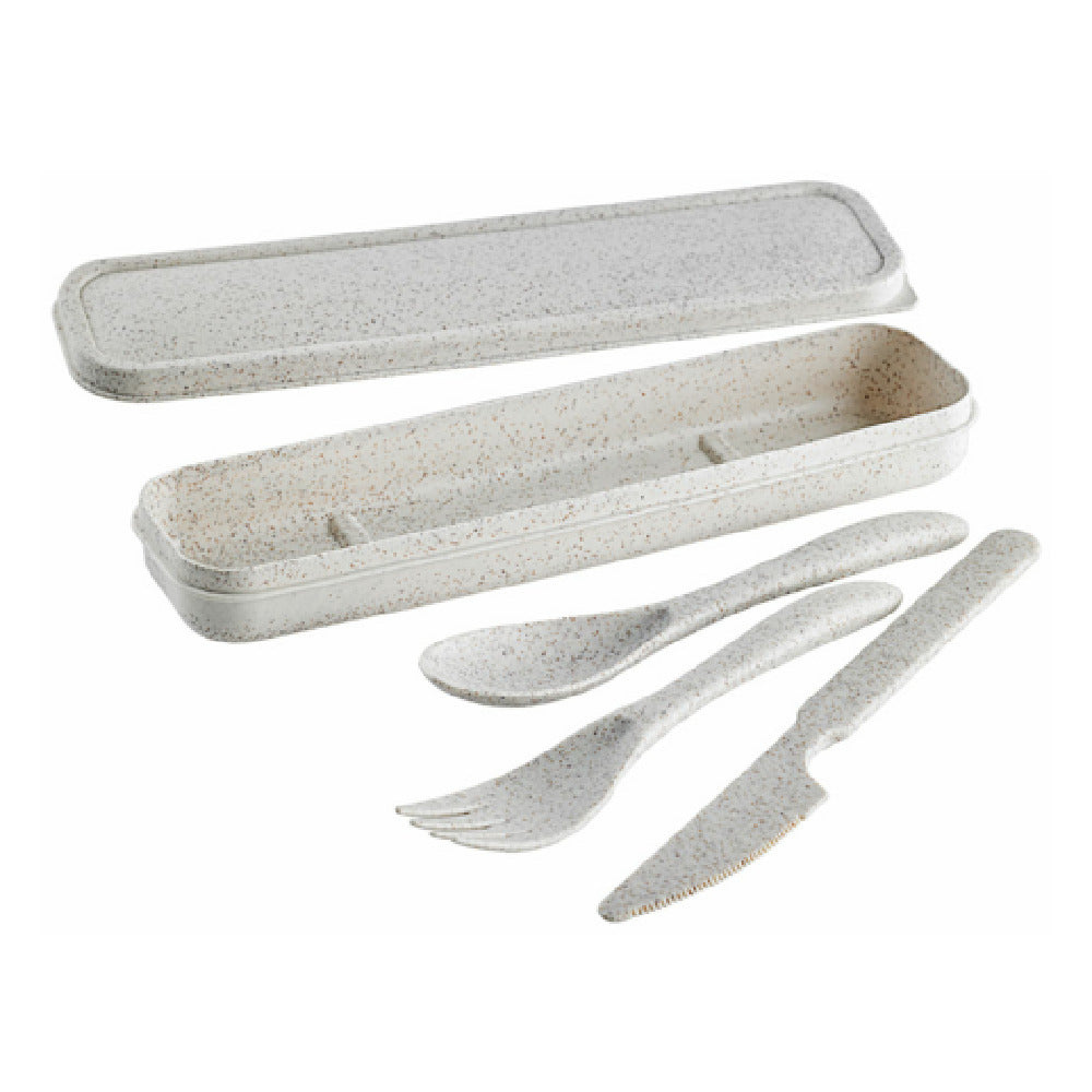 PacknWood 294WCVBOX - HUSKLY Cutlery Kit, 4.72"W X 27.16"D X 8.66"H, Reusable