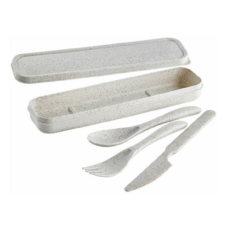 PacknWood 294WCVBOX - HUSKLY Cutlery Kit, 4.72"W X 27.16"D X 8.66"H, Reusable