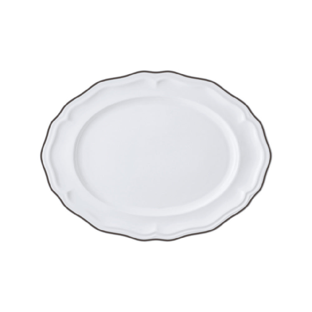 Steelite 62568FP818 Oval Platter 9.0" X 6.75" X 0.875" Adelina