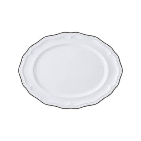 Steelite 62568FP818 Oval Platter 9.0" X 6.75" X 0.875" Adelina