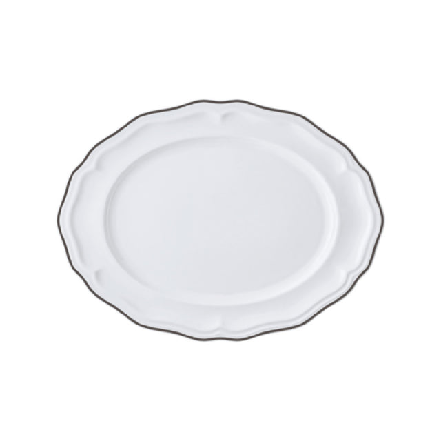 Steelite 62568FP818 Oval Platter 9.0" X 6.75" X 0.875" Adelina