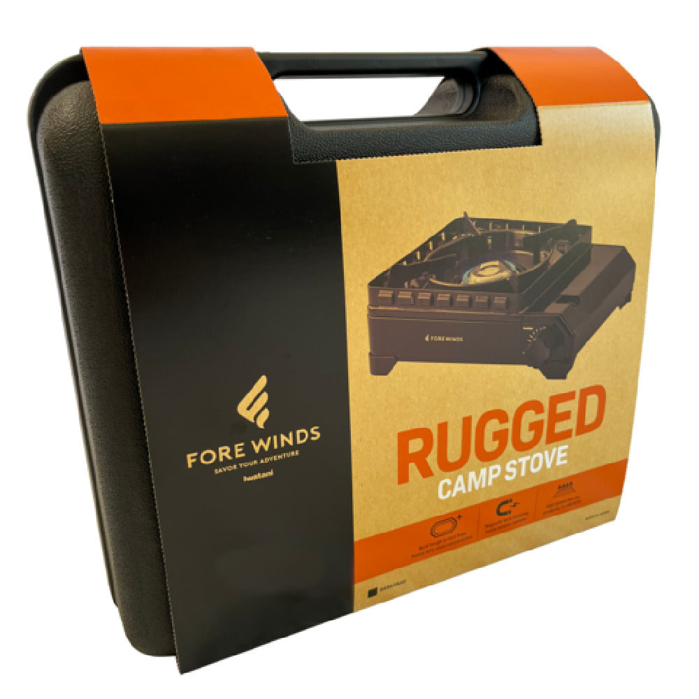 Iwatani FW-RS01 - Fore Winds Rugged Butane Gas Stove, Portable, One-piece Rectangular Design