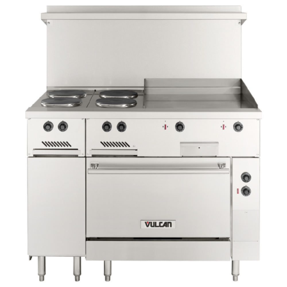 Vulcan EV48S-4FP24G208 Restaurant Range Electric 48"