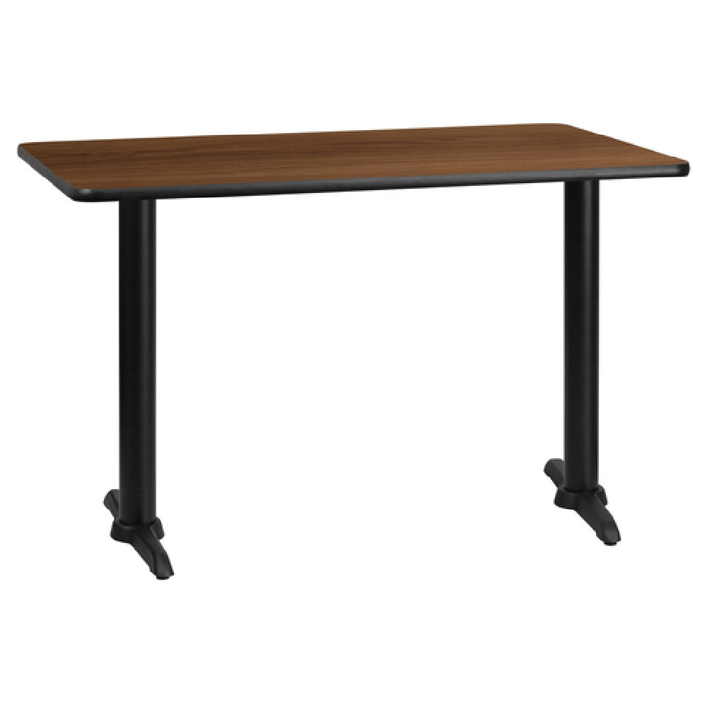 Flash Furniture XU-WALTB-3048-T0522-GG Table 48”W X 30”D X 31-1/8”H Dining Height