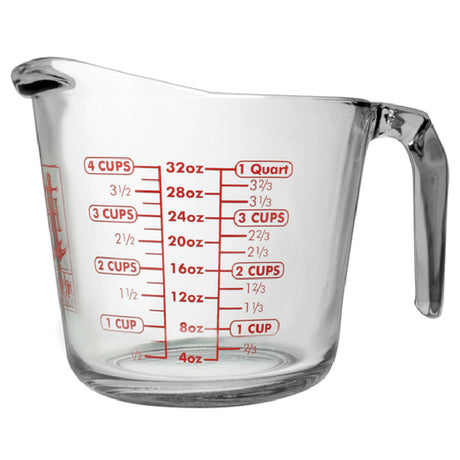 Harold Import Co. 4904 Anchor Hocking Measuring Cup 32 Oz. Oven Proof Glass