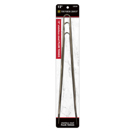 Thunder Group SLPB330P Plum Tong 12" Stainless Steel (pack Of 3)