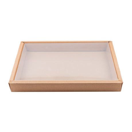 PacknWood 210STRAY3122 - Combo Set Box, 8.5"W X 12.2"D X 1.4"H, Clear Lid
