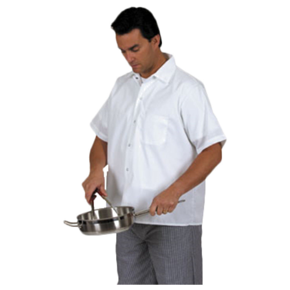 Royal Industries RKS 501 XXL Kitchen Shirt Xx-large 52-54