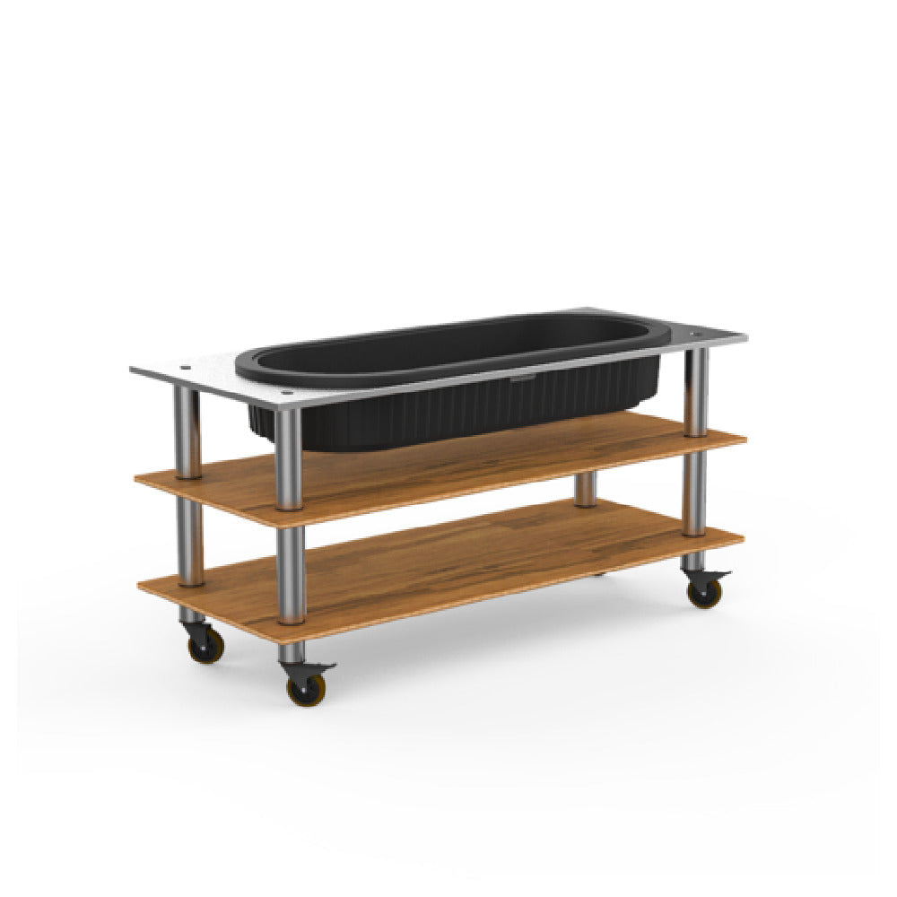 Steelite MGCMLE03BSXW - Salad Bar Station, 71.0" X 29.5" X 35.0", Modular