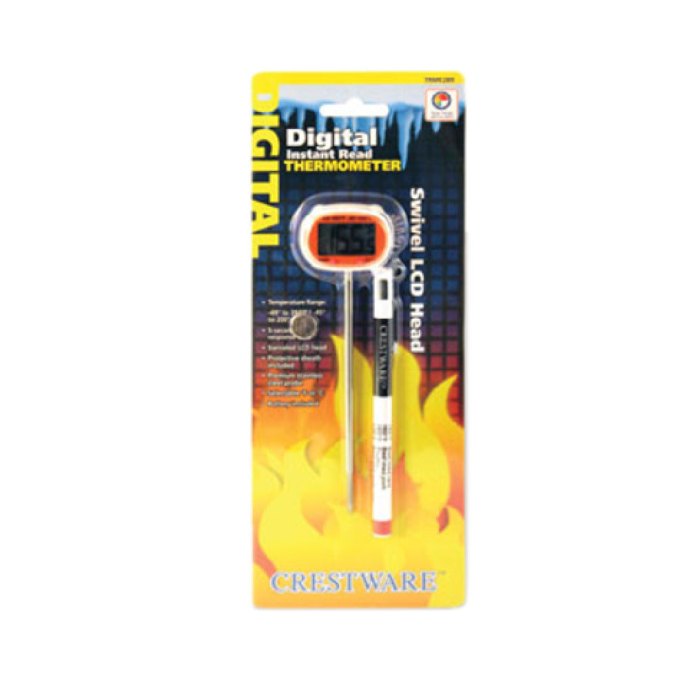 Crestware TRME289 Thermometer Digital Temperature Range: -49° F To 392° F