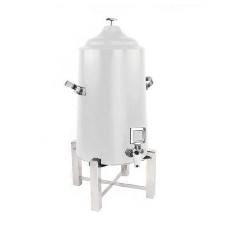 Steelite DW41KTVACWTSS Urn Tower 1 1/2 Gal Vacuum Insulated White & Ss (Cust3Party Item) (Approx. Lead Time = 3 Weeks)