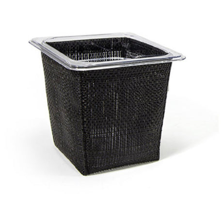 FOH BHO134BKV21 Metroweave Flatware Divider Set Random Weave Black Includes One BHO133BKV21 1/6 Size Metroweave® Housing/Pan Set Random Weave Black