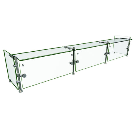 Hatco ORBIT900-10824 Flav-R-Shield® ORBIT900 Food Shield Full Service 3 Bays 108"W X 24"D X Adjustable Up To 23"H