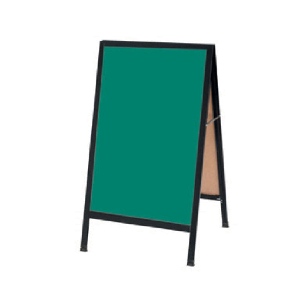 Aarco BA-1SG Sidewalk Chalkboard 24"W X 42"H Green Porcelain Board