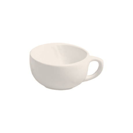 Steelite DCI1345W Latte/Soup Cup 14 Oz. 4-3/4" Dia. (5-7/8" With Handle) X 2-1/2"H