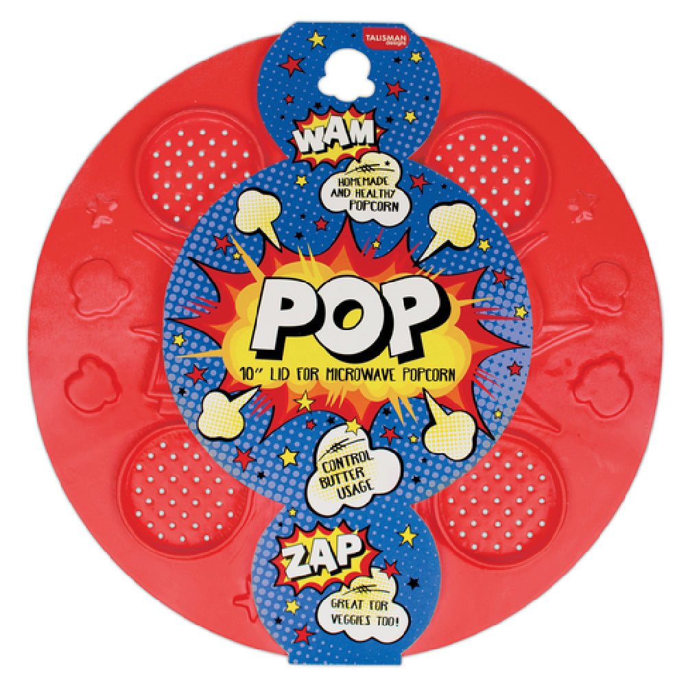 Harold Import Co. 00545 Talisman "Pop" Popcorn Lid 10" Dia. Round