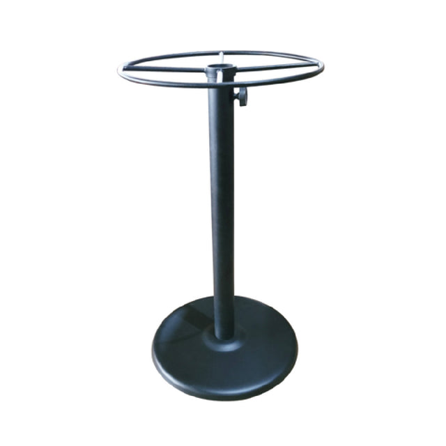 Plantation Prestige Commercial Furniture 2325700-01 Spun Cafe Bar Table Base Bar Height 22" Dia. Spread