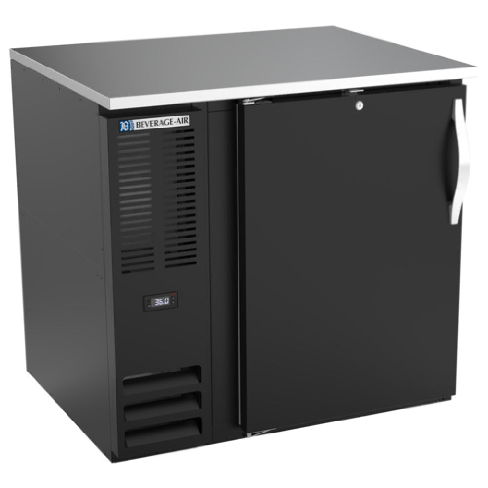 Beverage Air BB36HC-1-F-B - Refrigerated Food Rated Back Bar Storage Cabinet, One-section