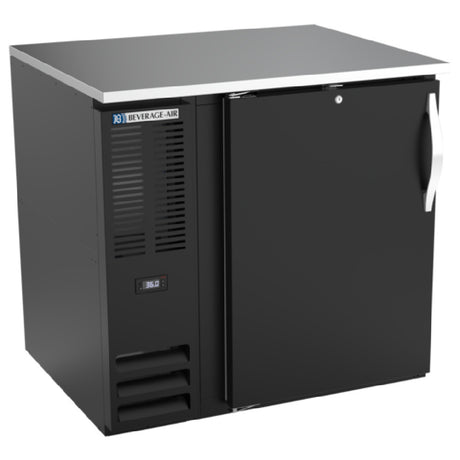 Beverage Air BB36HC-F-B - Refrigerated Food Rated Back Bar Storage Cabinet, One-section