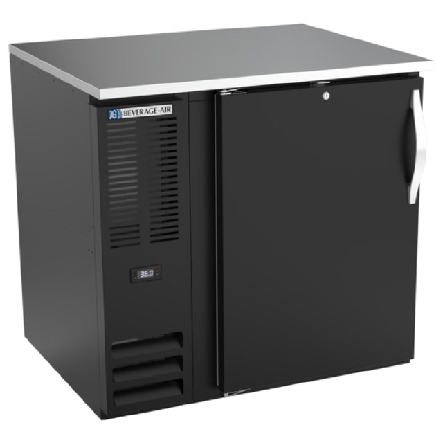 Beverage Air BB36HC-F-B - Refrigerated Food Rated Back Bar Storage Cabinet, One-section