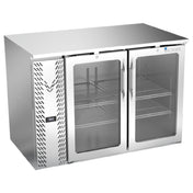 Victory VBB48HC-FG-S - Back Bar Refrigerator, Food Rated, Two-section