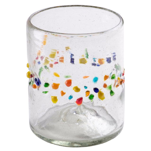 Orion Trading & Design G167-TF Tutti Frutti Beverage Glass 12 Oz. 3" Dia. X 3-3/4"H