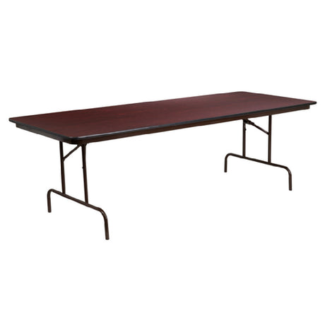 Flash Furniture YT-3696-MEL-WAL-GG Folding Table 96"W X 36"D X 30"H Seats Up To 10 Adults