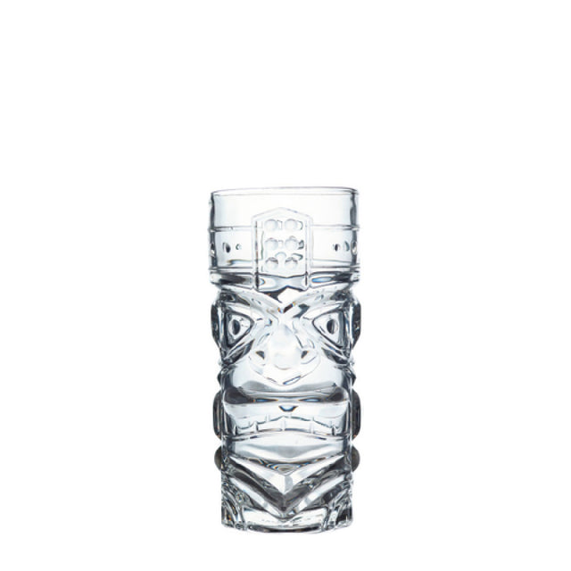 Hospitality Brands FGTIKI-024 Legend Glassware Tiki Glass 15 Oz. Embossed