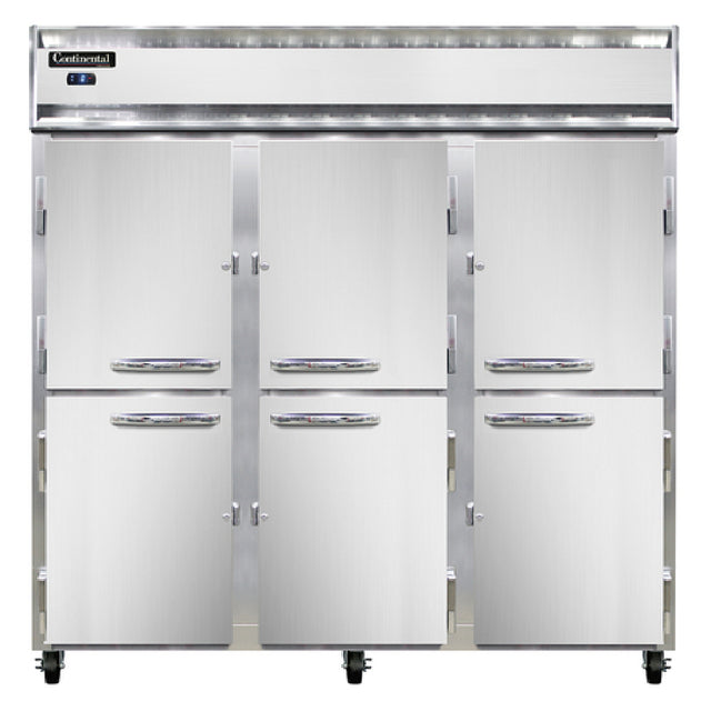 Continental Refrigerator 3FSNSAHD Freezer Reach-in Three-section