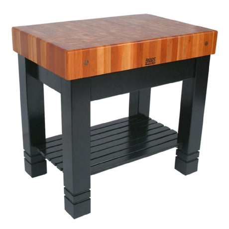 John Boos RN-BF Rouge Et Noir Bloc De Foyer 36"W X 24"D X 34"H Overall Size 5" End Grain Top