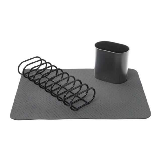 Browne Foodservice 100902425 CUISIPRO Dish Rack 13" L X 6" W X 3.5" H Rubber-coated And Corrosion-resistant