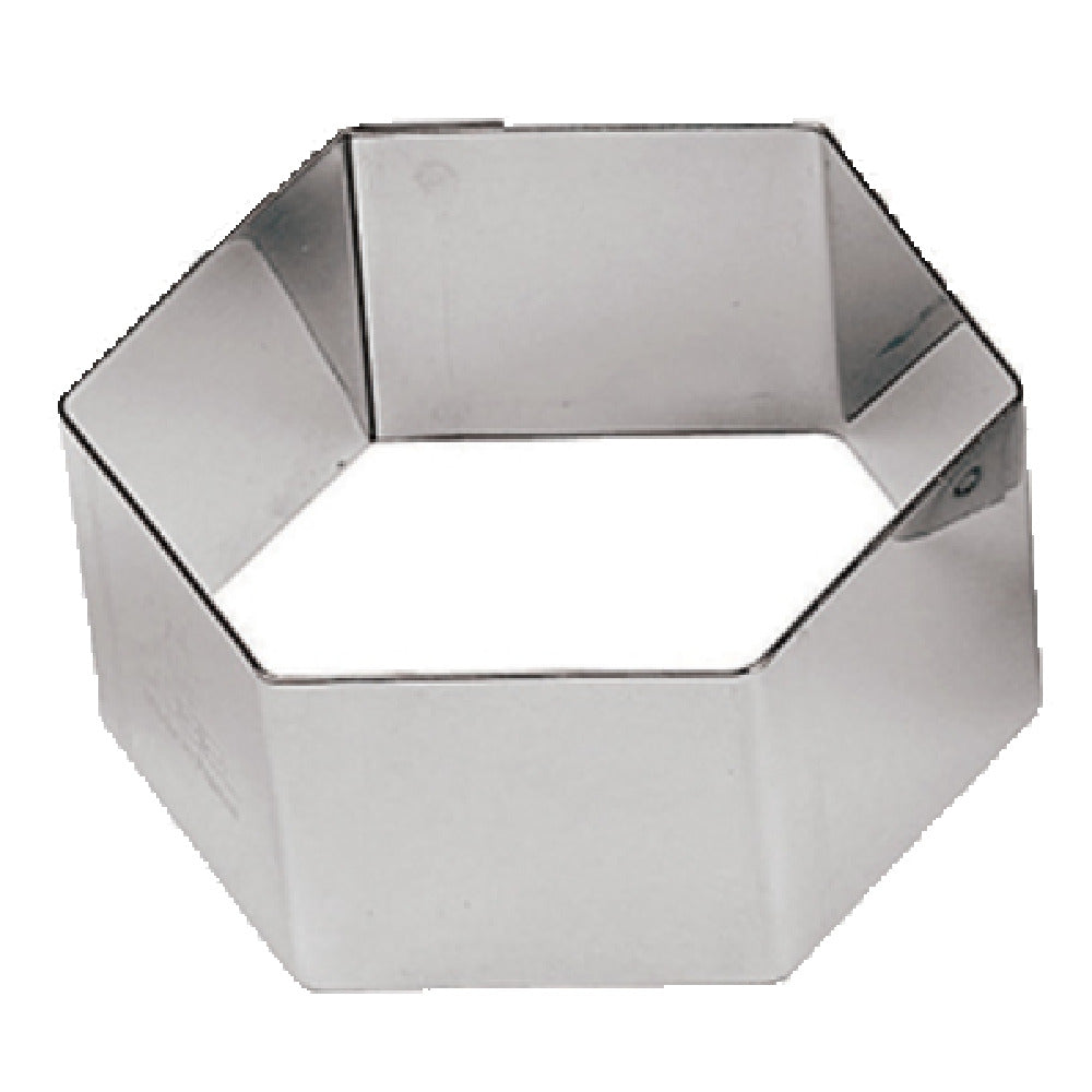 Paderno 47425-30 Pastry Rings Hexagon 2-3/8" X 1-1/8"H