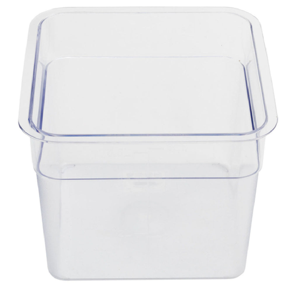 Alegacy Foodservice Products PCSC5S E™ Economy Storage Container 6 Qt. 8-7/8" X 8-7/8" X 7"