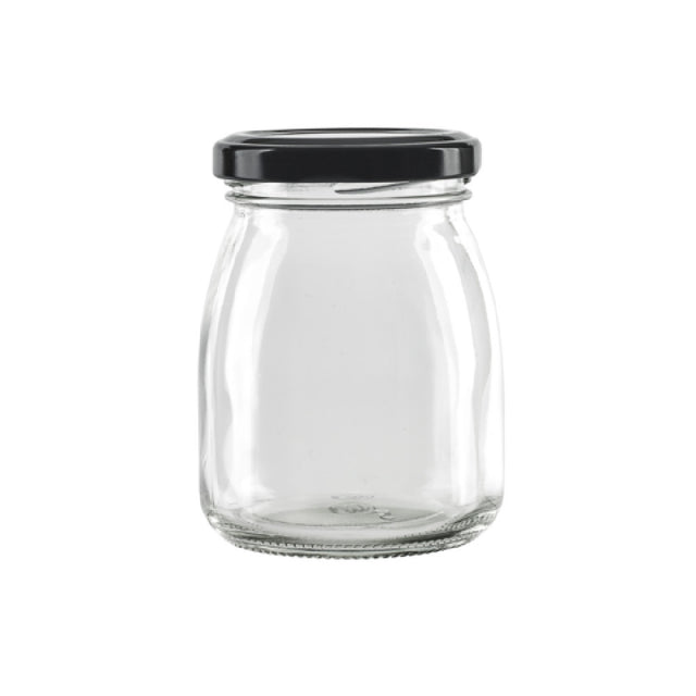 PacknWood 294VYOG202 - Smooth Pudding Jar, 6.7oz., 2.71"W X 2.36"D X 3.58"H
