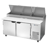 Beverage Air DP67HC Pizza Top Refrigerated Counter Two-section 67"W