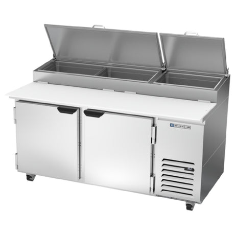 Beverage Air DP67HC Pizza Top Refrigerated Counter Two-section 67"W
