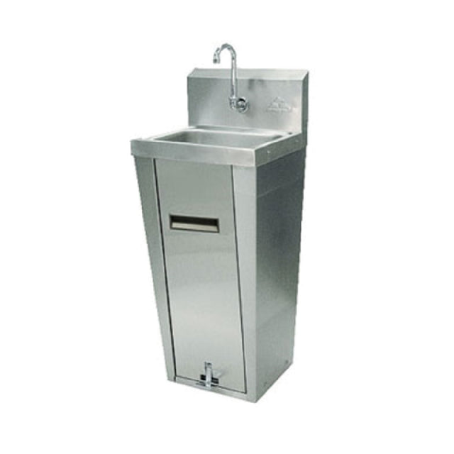 Advance Tabco 7-PS-90 Hand Sink Pedestal Mounted Base 14" Wide X 10" Front-to-back X 5" Deep Bowl