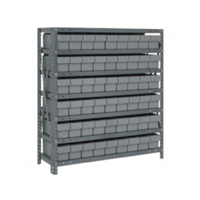 Quantum 1839-604_BLUE - Shelving Unit, 18"D X 36"L X 39"H, Heavy Duty