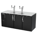 Beverage Air DD72HC-1-B - Draft Beer Cooler, 72"W, 24-3/8"D
