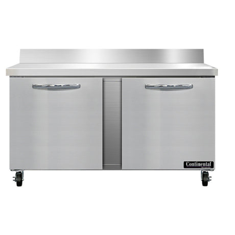 Continental Refrigerator SW60NBS Work Top Refrigerator 60"W 17.0 Cu Ft Capacity